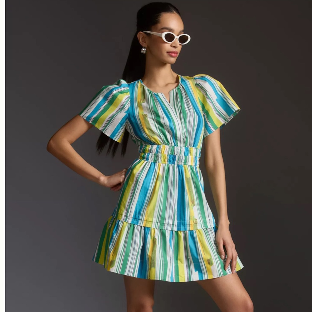 NWT Anthropologie The Somerset Mini Dress Size XL